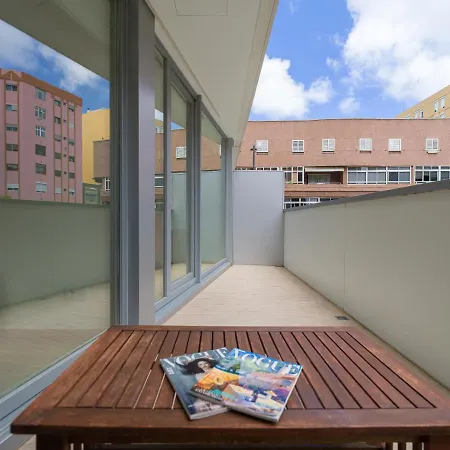 Apartament Homeforguest Apartamento Con Terraza Y Parking En Canteras